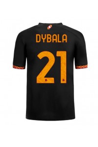 AS Roma Paulo Dybala #21 Jalkapallovaatteet Kolmaspaita 2023-24 Lyhythihainen